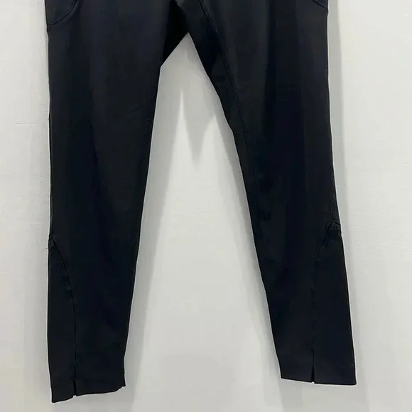 Free People Movement High Rise Black Leggings size Large with side Pockets - Picture 3 of 10